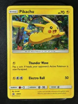 Pokemon TCG Pikachu Pokemon Promos SM04 Holo Promo Promo LP - Image 1