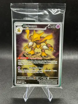 SEALED Alakazam MEP 009 Mega Evolution ETB Black Star Promo Pokemon TCG - Image 1
