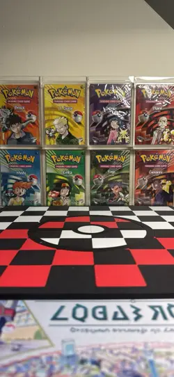 Complete Set Of 8 Sealed Pokemon Theme Decks From Gym Heroes And Gym Challenge - Image 1