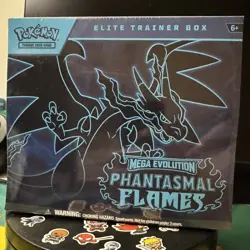 Pokemon TCG Phantasmal Flames ETB Elite Trainer Box New Factory Sealed - Image 1
