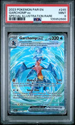 POKEMON PSA 9 2023 SV Paradox Rift Garchomp ex 245/182 SIR - Image 1