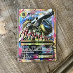 Pokemon TCG Mega-Blastoise-EX XY Evolutions 102/108 Holo Full Art - Image 1