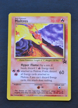 Moltres 21 Promo non-Holo Pokemon TCG Vintage NM - Image 1