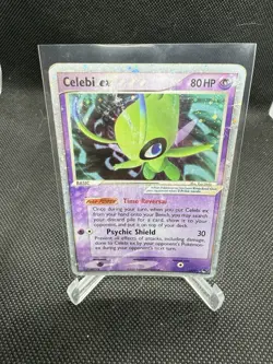 Celebi ex - 17/17 - Ultra Rare Holo POP Series 2 Promo Pokemon Damaged - Image 1