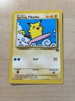 Surfing Pikachu 28/53 Wotc Promo Regular (Near Mint or Better) Pokemon - Image 1