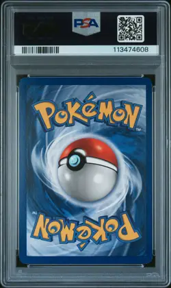 1999 POKEMON FOSSIL #10 LAPRAS-HOLO PSA 8 - Image 2