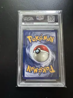 PSA 9 MINT 1999 POKEMON FOSSIL 37 GRAVELER 1ST EDITION ENGLISH - Image 2