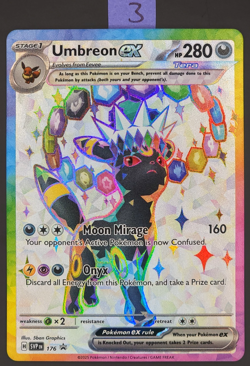 Umbreon ex 176 Promo Pokemon TCG Prismatic Evolutions NM - Image 1