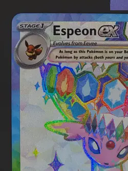 Espeon ex 175 Black Star Promo SVP NM Prismatic Evolutions Pokemon TCG - Image 2
