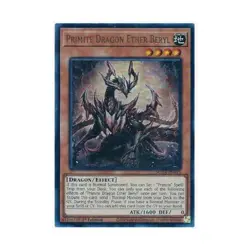 Konami YuGiOh Supreme Darkness Primite Dragon Ether Beryl (UR) NM - Image 1