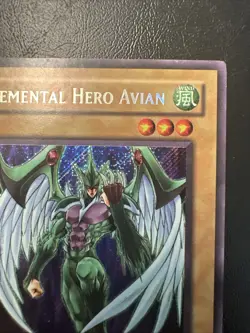 YuGiOh! Elemental Hero Avian (EHC1-EN001) Secret Rare Limited Edition - Image 3