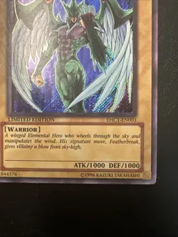 YuGiOh! Elemental Hero Avian (EHC1-EN001) Secret Rare Limited Edition - Image 5