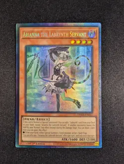 Yugioh Arianna The Labrynth Servant TAMA-EN017 1st Edition Collector Rare NM - Image 1