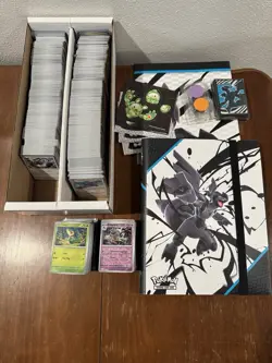 Pokemon TCG Black Bolt White Flare Bulk Lot 2,000+ Cards, Binder And Accessories - Image 1
