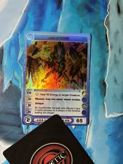 Maxxor 2 MAX Energy & Courage! Dawn of Perim 1st Holo foil Ultra Rare Chaotic MP - Image 1