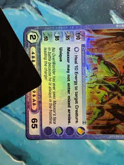 Maxxor 2 MAX Energy & Courage! Dawn of Perim 1st Holo foil Ultra Rare Chaotic MP - Image 5