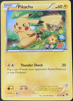 Pikachu 27/111 XY - Furious Fists Regular - Pokemon Card - Image 1