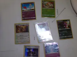 Lot of 7 Pokemon Reverse Holo/Holo Cards - Image 1