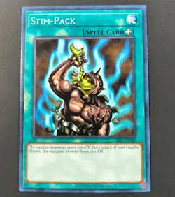 Yu-Gi-Oh! Metal Raiders Stim-Pack Common Spell Card MRD-EN141 NM - Image 1