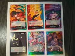 OP13 Alt Art + SR + R + L 59 Card Bundle Carrying On His Will One Piece TCG Foil - Image 2