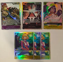 OP13 Alt Art + SR + R + L 59 Card Bundle Carrying On His Will One Piece TCG Foil - Image 3