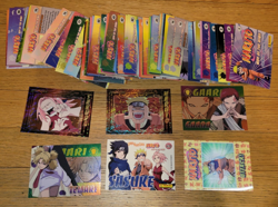 Lot of 100+ NARUTO 2002 PANINI Collector Trading Cards w/ FOILS - Image 1