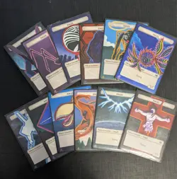 CardsByAelof - Evangelion x MtG angel tokens alered set (12 cards collection) - Image 1