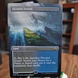 WOTC Modern Horizons 3 Flooded Strand (Borderless) (R) NM - Image 2