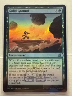 MTG - Solid Ground 142 Avatar: The Last Airbender: Eternal-Legal U - Foil - Image 1