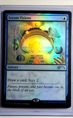 2019 MTG Magic the Gathering SLD Secret Lair Drop Foil #32 Serum Visions - Image 1