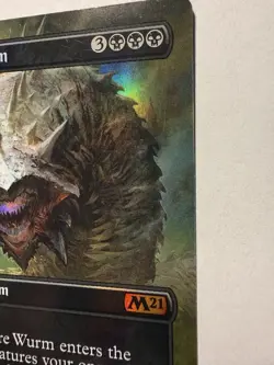 Massacre Wurm Extended Art M21 LP MTG Core Set Magic 2021 316 - Image 3