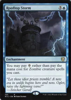 MTG Rooftop Storm (103) | NM | Cmd Innistrad: Midnight Hunt {MIC} - Image 1