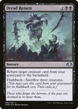 DREAD RETURN (DMR) Dominaria Remastered - MTG - NM - Image 1