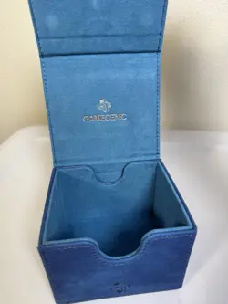 Gamegenic 100+ XL Blue Deck Sueded Magnetic Storage Pokemon Magic the Gathering - Image 1