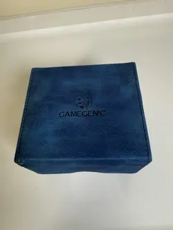Gamegenic 100+ XL Blue Deck Sueded Magnetic Storage Pokemon Magic the Gathering - Image 2