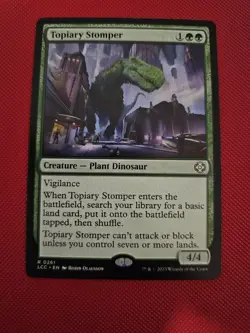 MTG - Gishath, Sun's Avatar - Mythic #229 + Topiary Stomper - Image 3