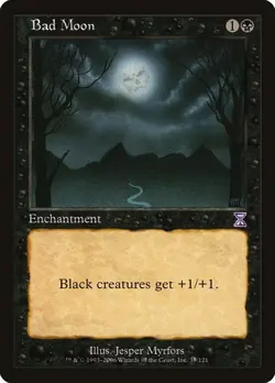 Time Spiral Timeshifted MTG Bad Moon Magic - Image 1