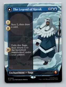 1x The Legend of Kuruk Borderless (0355) Avatar Last Airbender TLA MTG Magic NM - Image 1