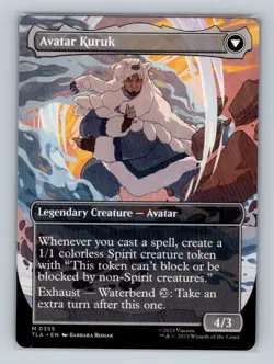 1x The Legend of Kuruk Borderless (0355) Avatar Last Airbender TLA MTG Magic NM - Image 2
