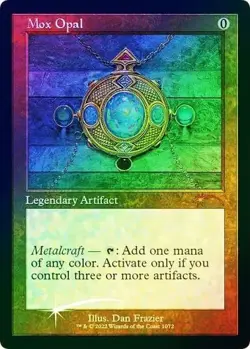 Mox Opal (Retro Frame) (Foil Etched) Secret Lair Drop Foil - Image 1