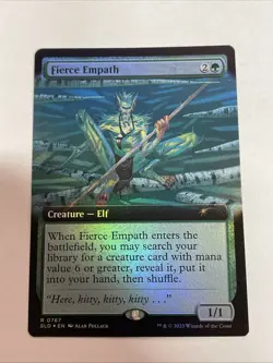 Fierce Empath (Extended Art) Secret Lair Drop Foil #767 Rare - Image 1