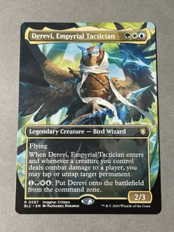Derevi, Empyrial Tactician (Borderless) MTG Commander: Bloomburrow (BLC) (NM) - Image 1