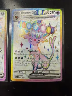 Pokemon Prismatic Evolutions - Umbreon EX Promo 176 & Espeon EX Promo 176 - Image 2