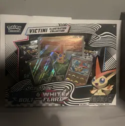 Pokemon Black Bolt & White Flare Victini Illustration Collection Box SV [SEALED] - Image 1