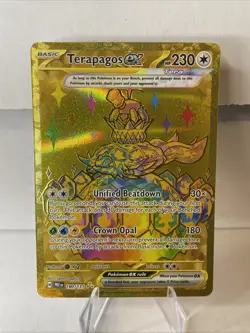 Terapagos ex 180/131 Hyper Rare SV: Prismatic Evolutions Pokemon TCG NM - Image 1