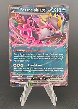 Pokemon Fezandipiti ex 38/64 Scarlet & Violet Shrouded Fable Flip The Script - Image 1