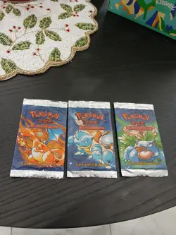 2000 Pokemon 1st Edition Base Set ART Booster Set PERFECT EMPTY Pack Korean Open - Image 5