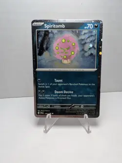 SPIRITOMB 129/198 SCARLET & VIOLET PROMO POKEMON (COSMOS HOLO, NM) - Image 1
