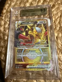 2022 Pokemon Lost Origin GIRATINA VSTAR GOLD SECRET RARE 212/196 BGS 9.5 MINT - Image 1