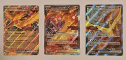 Pokemon TCG Team Rocket's Moltres ex Destined Rivals Stamped UPC Promo Set - Image 1